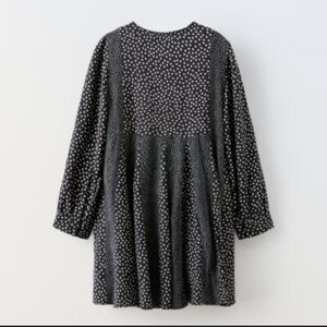 Zara Black and White Polka Dot Dress